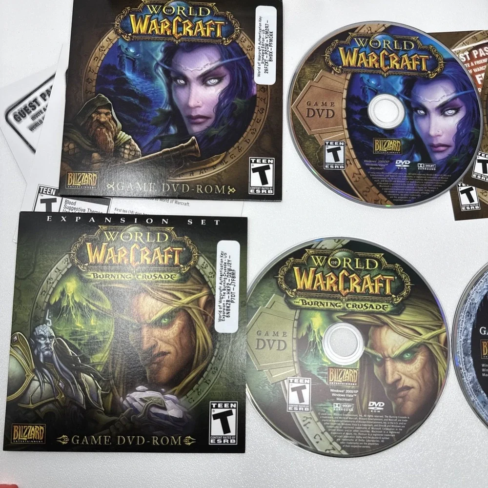 World of Warcraft Original + Burning‎ Crusade + Wrath of the Lich King Game Box